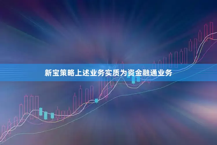 新宝策略上述业务实质为资金融通业务