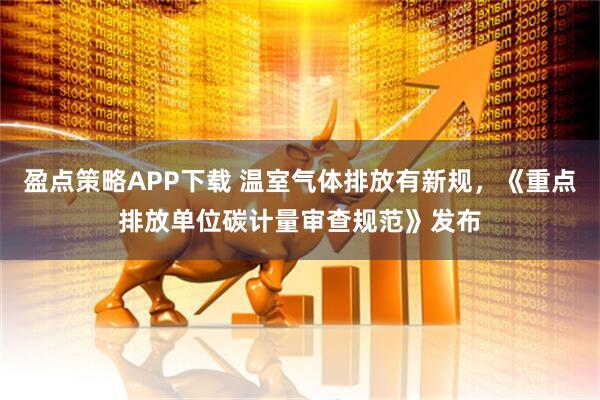 盈点策略APP下载 温室气体排放有新规，《重点排放单位碳计量审查规范》发布