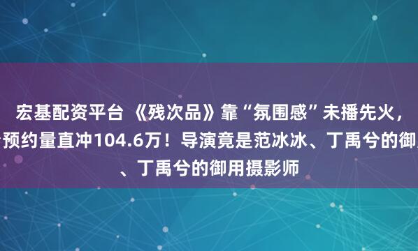 宏基配资平台 《残次品》靠“氛围感”未播先火，红果平台预约量直冲104.6万！导演竟是范冰冰、丁禹兮的御用摄影师